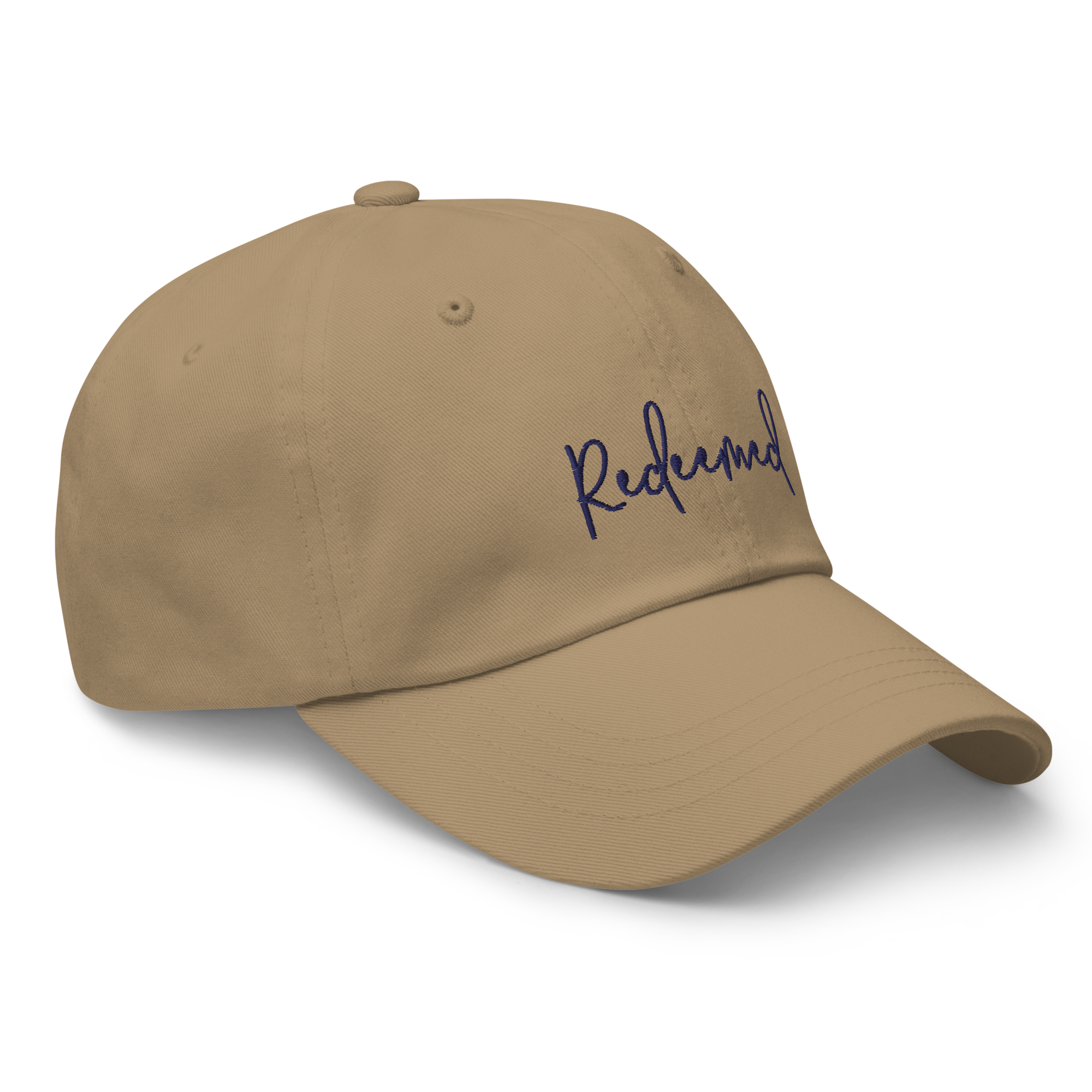 Redeemed (Navy Embroidered) Hat