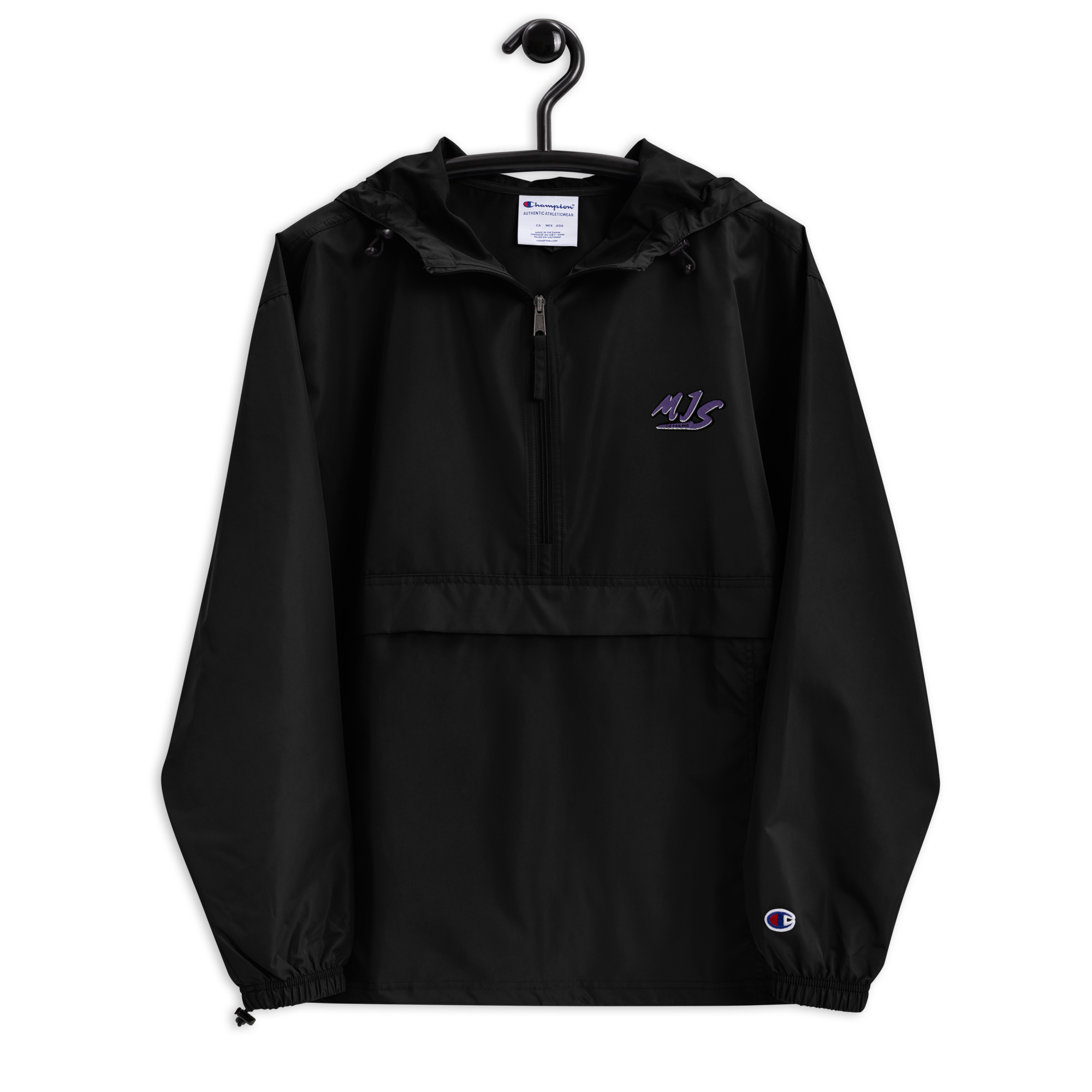 MJs Detailing Embroidered Champion Packable Jacket