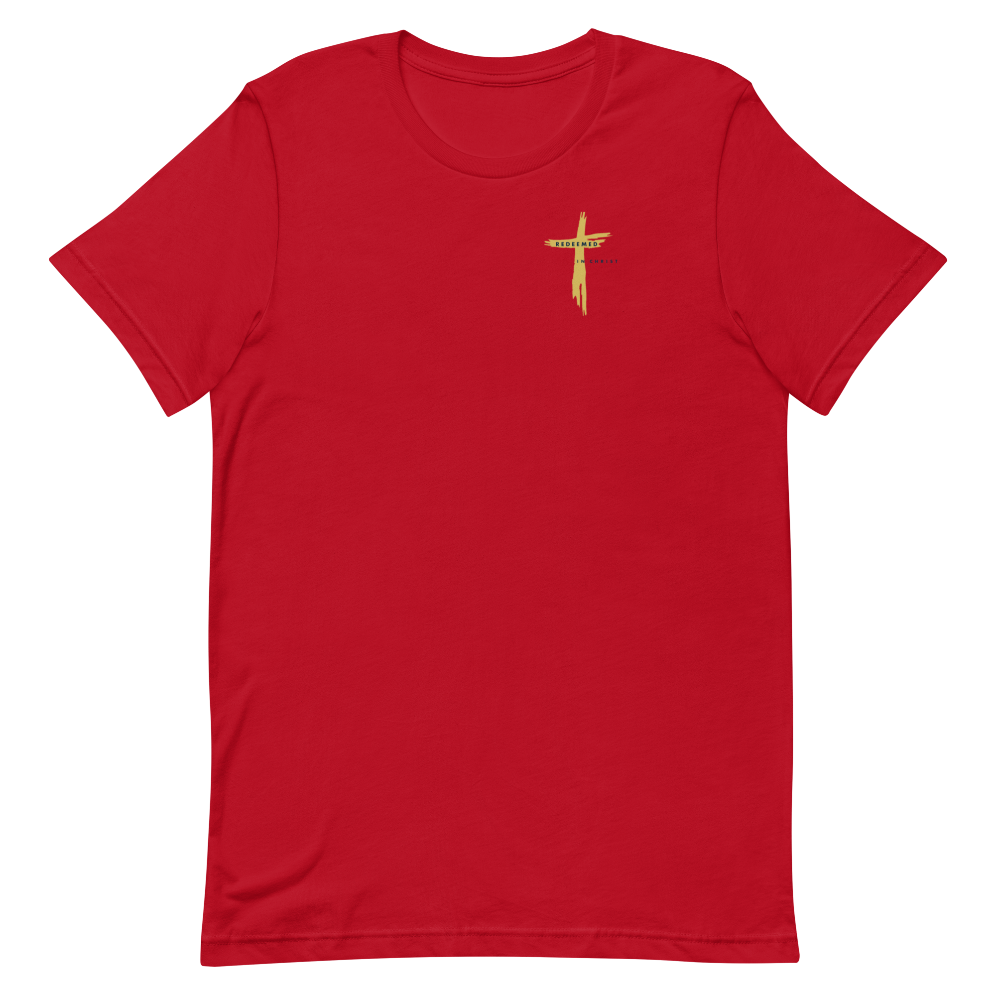 Redeemed in Christ. (Light Color) Unisex T-Shirt